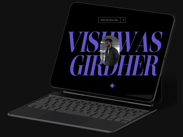 VishwasGirdher - Personal Portfolio Website Designed by SARVAYA